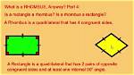 Can a Rectangle Be a Rhombus?