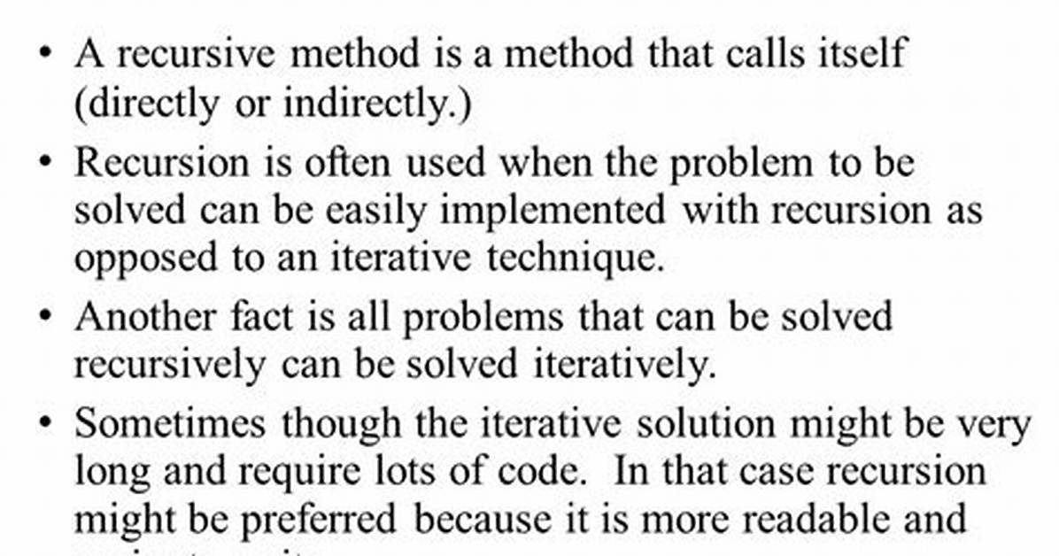 Can All Recursive Problem Be Solved Iteratively?