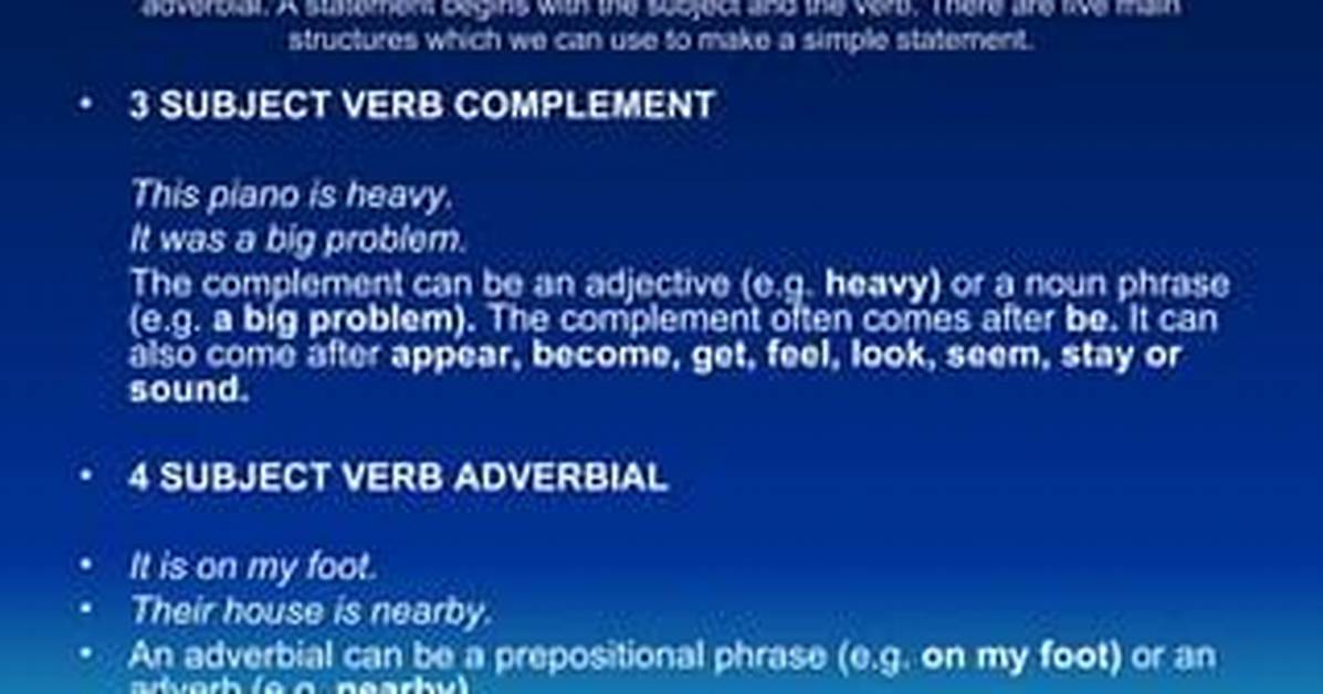 Can an Adverb Be a Complement?