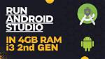 Can Android Studio Run on I3 Processor?