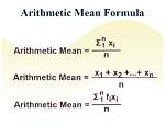 Can Arithmetic Mean Be Negative?