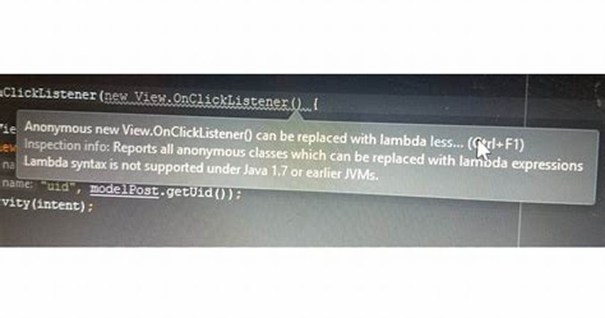 Can Be Replaced with Lambda Android?