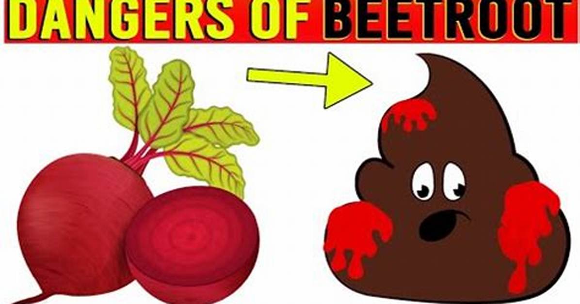 Can Beetroot Cause Red Stool?