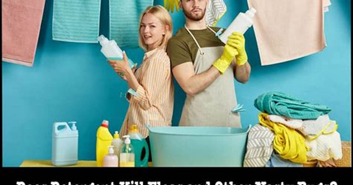 Can Detergent Kill Fleas