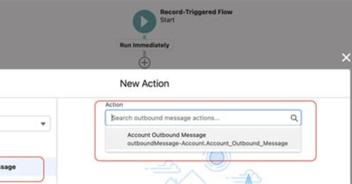 Can Flow Builder Send Outbound Message?