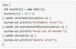 Can I Catch Multiple Java Exceptions in the Same Catch Clause?