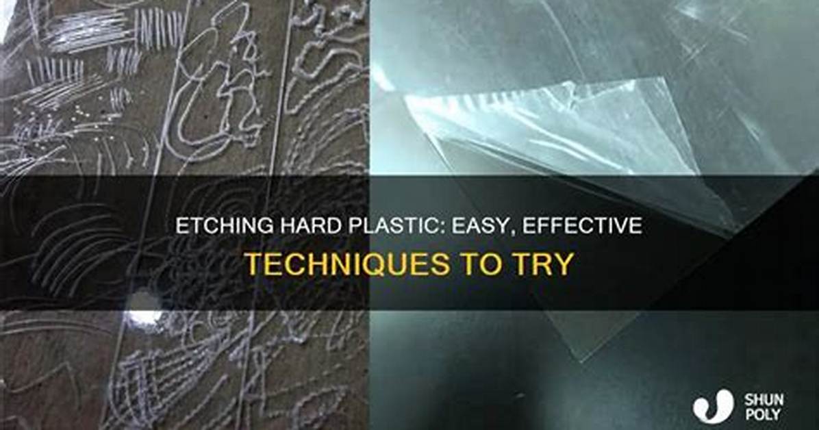 Can I Etch Plastic