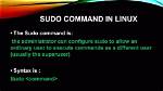 Can I Execute Multiple Lines Sudo Commands?