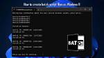 Can I Make a Batch Script Uninstaller That Deletes Itself?