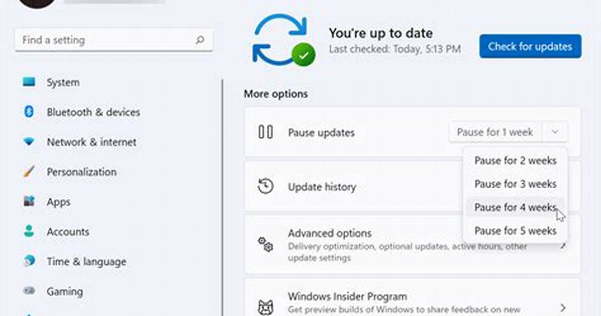 Can I Pause Windows Update?