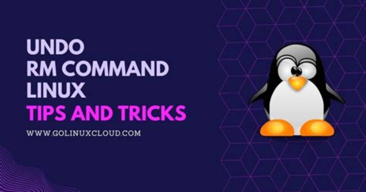 Can I Undo Rm in Linux?