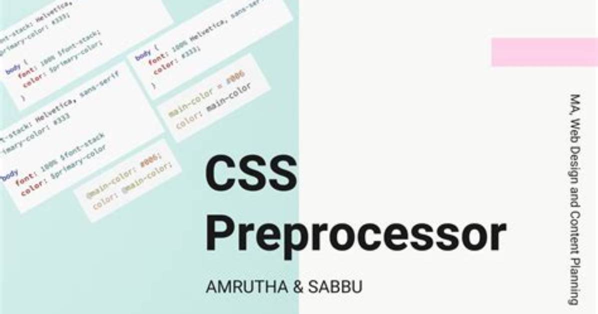 Can I Use Css Preprocessor?