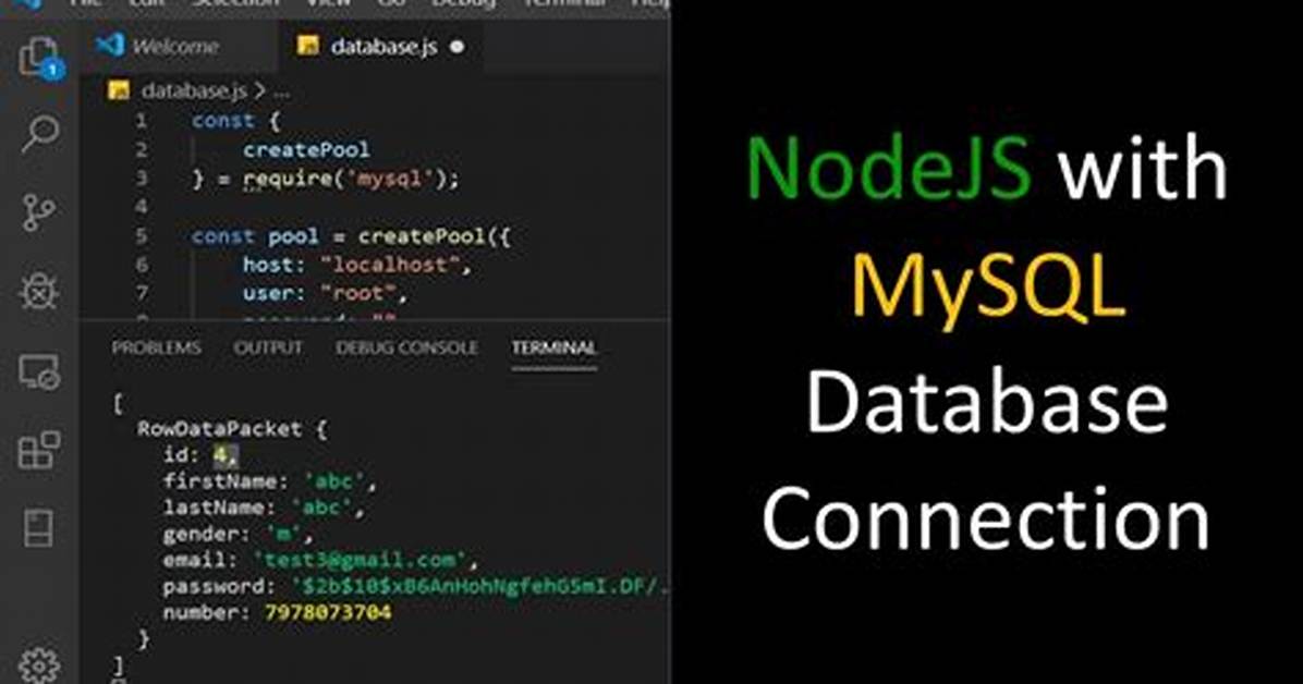 Can Javascript Connect with Mysql?