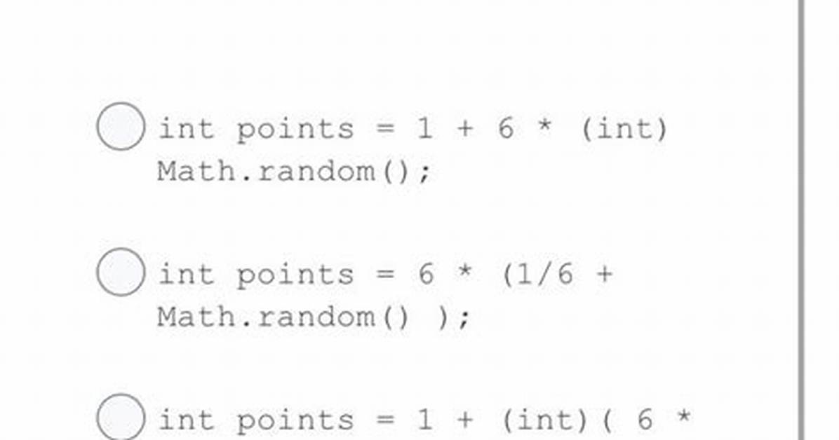 Can Math. Random Return 1?