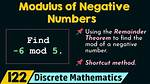 Can Modulus Return Negative?
