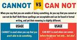 Can Not or Cannot?