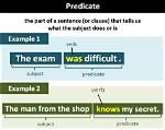 Can Predicate Be a Verb?