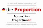 Can Proportion Be Plural?