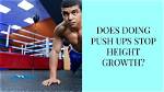 Can Push Ups Stop Height?