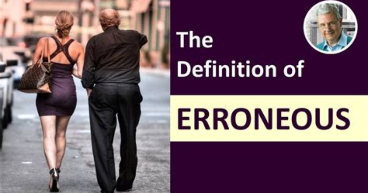 Can Something Be Erroneous?