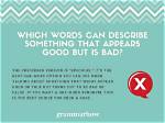 Can Something Be Specious?