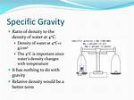 Can Specific Gravity Change?
