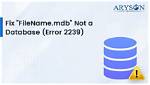 "Can't Alloc Filename" When Executing Mdb-Export on a Mounted File