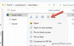 Can't Delete Empty Folder Because It Is Used
