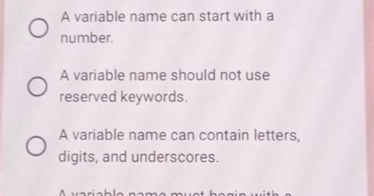 Can Variable Name Start with _?
