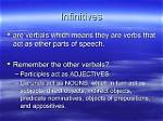 Can Verbals Act as Objects?