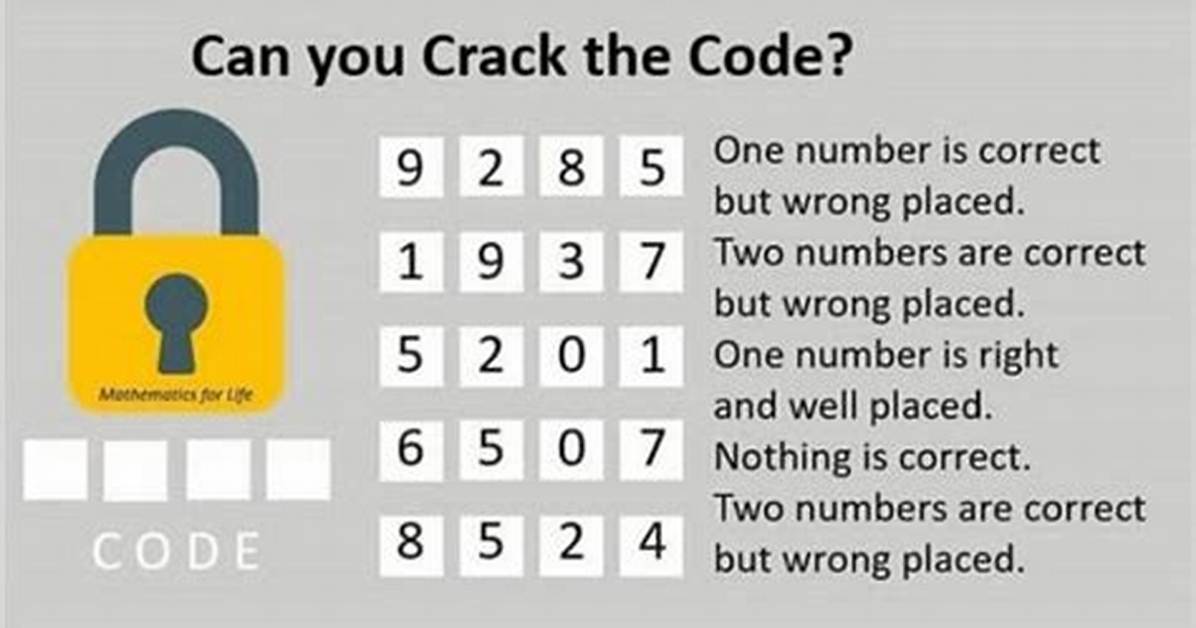Can You Crack the Code?