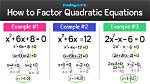 Can You Factor a Quadrinomial?