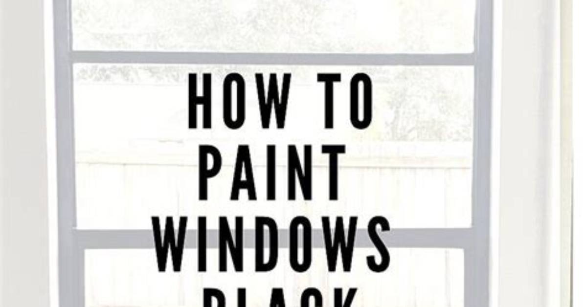 Can You Paint Window Frames?