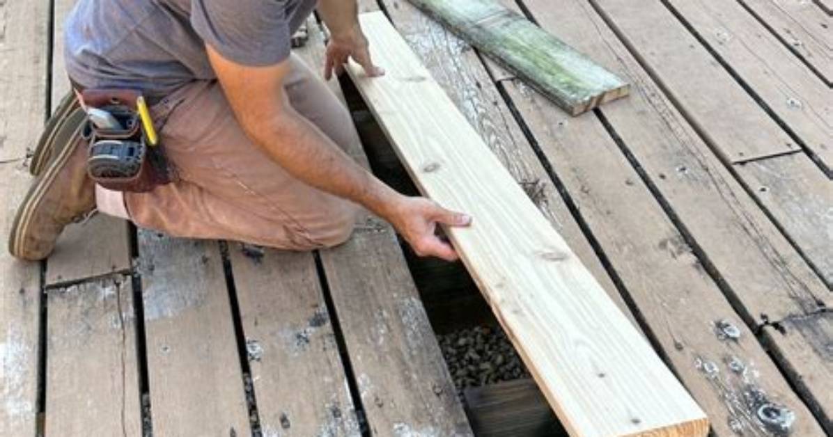 Can You Replace Deck Boards