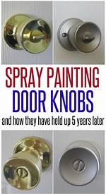 Can You Spray Door Knobs