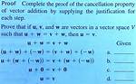 Cancellation Law for Addition Proof