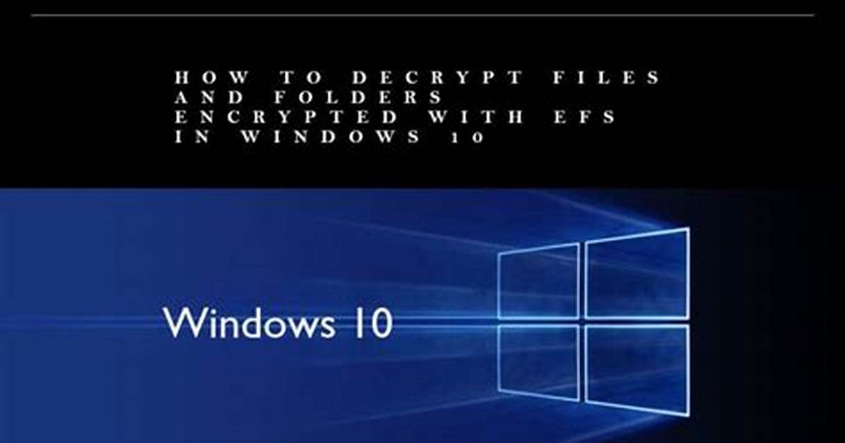 Cannot Access Efs Encrypted Files/Folders Using File Sharing (Smb)
