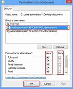 Cannot Change Permissions to Folder