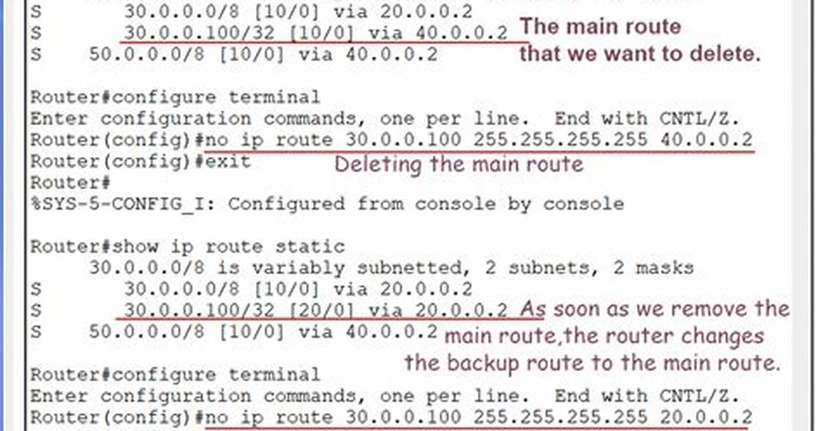 Cannot Delete Static Route on Mac