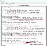 Cannot Delete Static Route on Mac