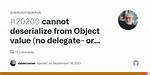 Cannot Deserialize from Object Value (No Delegate- or Property-Based Creator) Even with Default Constructor Present