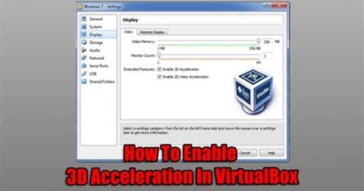 Cannot Enable 3D Acceleration on Virtualbox