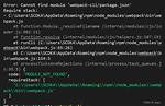 Cannot Find Module '@Nrwl/Webpack/Package. Json'