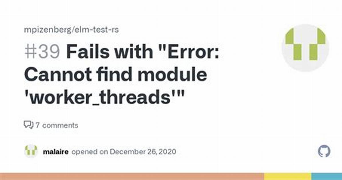 Cannot Find Module 'Worker_Threads' Error in Production