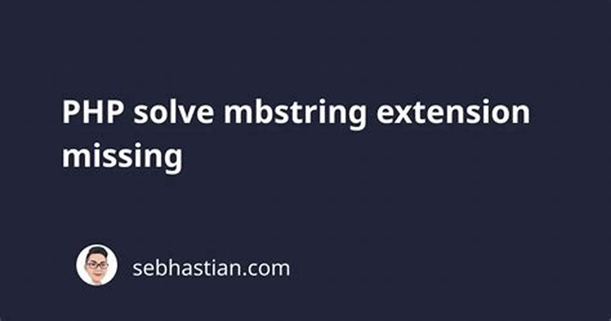 Cannot Install Mbstring Php Conflict