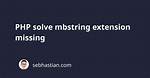 Cannot Install Mbstring Php Conflict