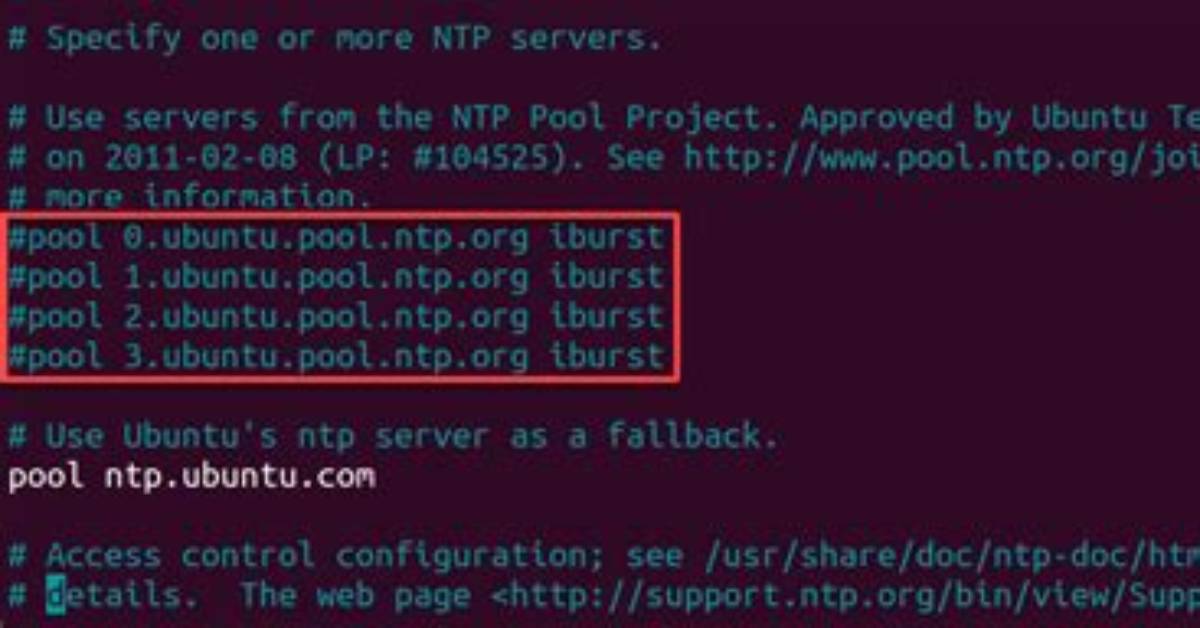 Cannot Install Ntp Server