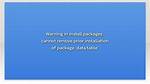 Cannot Remove Package Inted