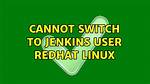 Cannot Switch to Jenkins User Redhat Linux
