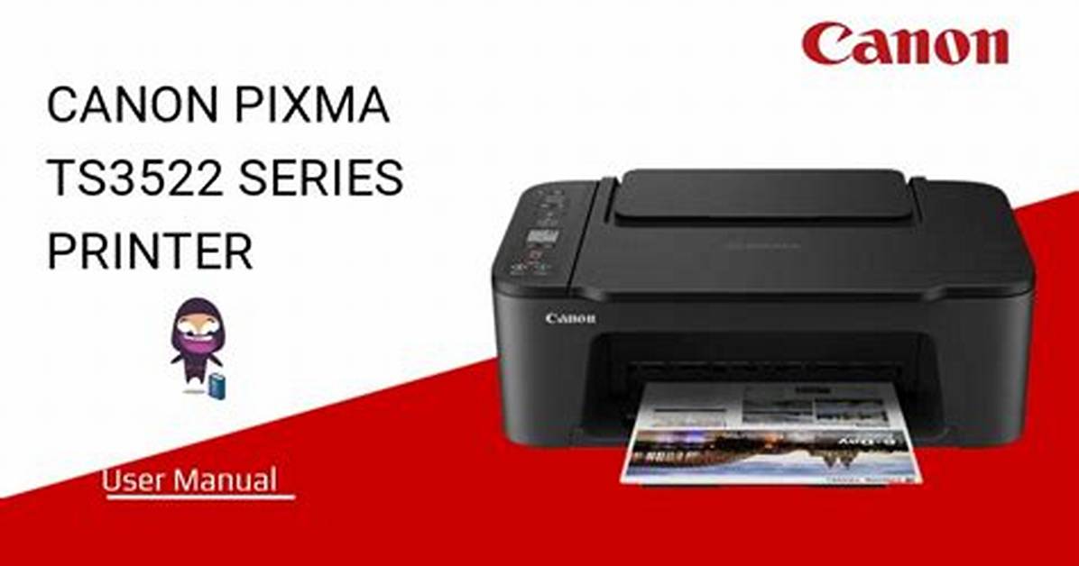Canon Printer Setup Errors Model Ts3522